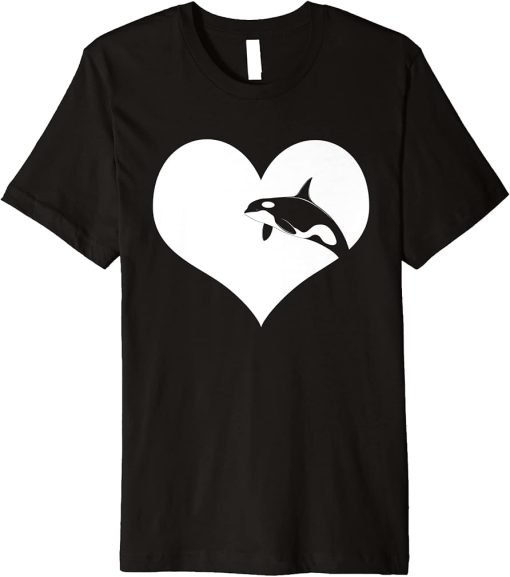 Orca Whale Lover For Girls And Women Who Love Orcas Premium T-Shirt