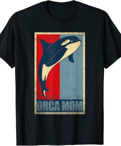 Orca Mom Vintage Orca Mommy T-Shirt