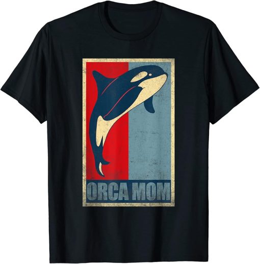 Orca Mom Vintage Orca Mommy T-Shirt