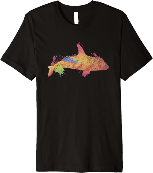 Watercolor Orca Whale Premium T-Shirt