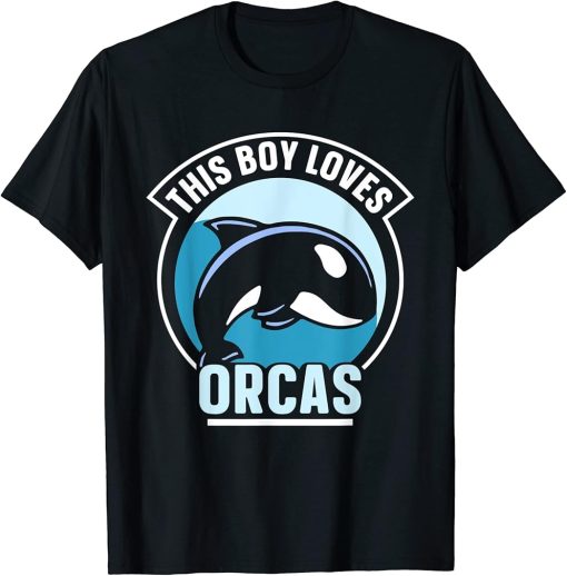 This Boy Loves Orcas Protect Orca Whale Sea T-Shirt