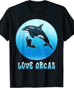 Killer Whale Ocean Lover orcas, WOMEN Men Boys, orcas lovers T-Shirt