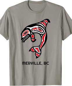 Merville, British Columbia Native American Orca Killer Whale T-Shirt