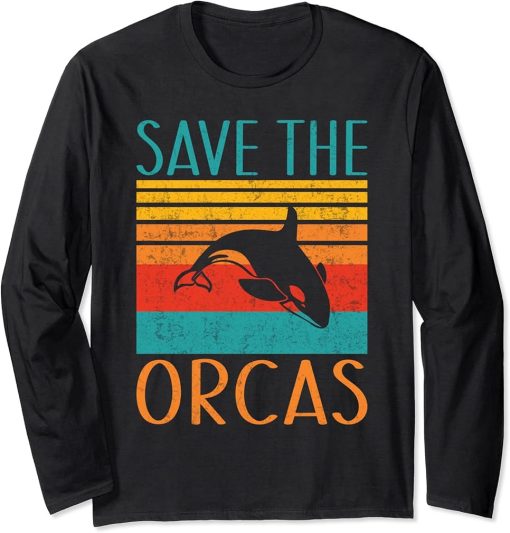 Save the Orcas Long Sleeve T-Shirt