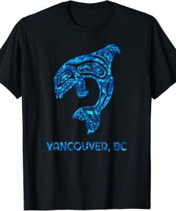 Vancouver British Columbia Canada Native Orca Killer Whal T-Shirt