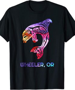 Wheeler Oregon Native American Orca Killer Whale T-Shirt