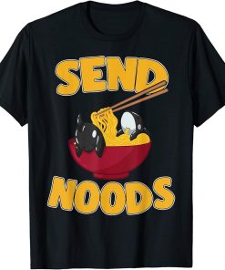 Send Noods Kawaii Orca Whale Ramen Noodles Japanese T-Shirt