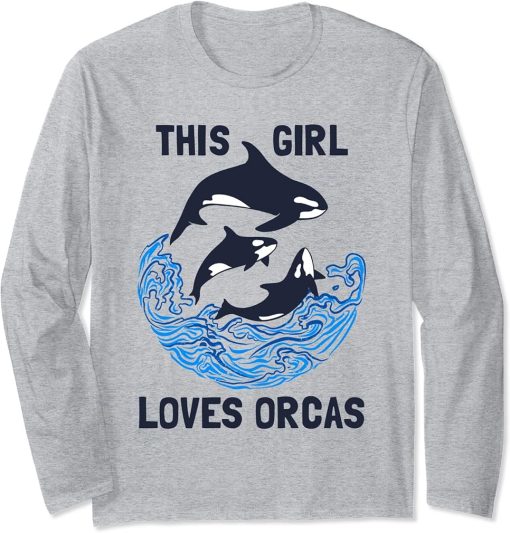 Lovers Girls Love Orca Long Sleeve T-Shirt